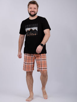 Пижама "Альпы" шорты, трикотаж