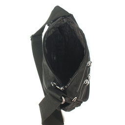 Сумка женская текстиль BoBo-3110, 1отд, плечевой ремень, черный 266009  фото 3