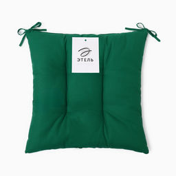 Подушка на стул «Этель» New year collection, 42×42 см, зелёная