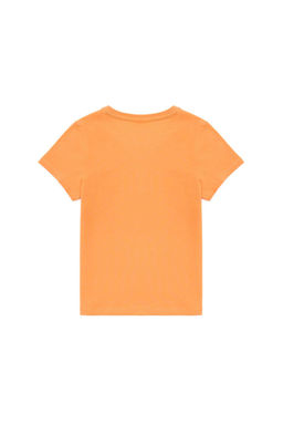 Детская оранжевая футболка с круглым вырезом Неожиданная скидка в корзине - U.s. polo assn фото 4