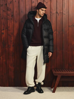 Длинный пуховик с водоотталкивающим эффектом / Zarina