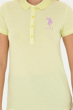 Женщина светло -желтая базовая скидка на сюрприз в корзине - U.s. polo assn фото 5