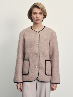 Куртка из искусственной овчины / Zarina  фото 3