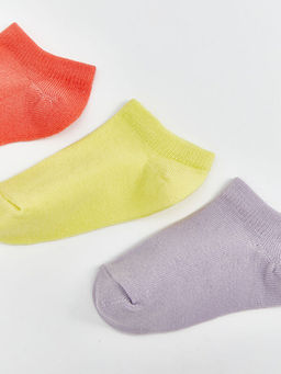 Basic K?z Bebek Patik ?orap 3l?