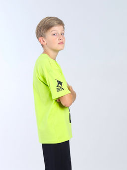 CRB wear / CWJB 63980-36-426 Футболка для мальчика,лайм  фото 2
