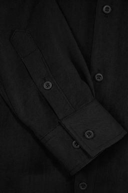 Siyah Regular Erkek Gomlek TMNSS26GO00008