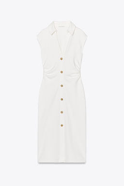 PIQU_ SHIRT DRESS - Zara фото 7