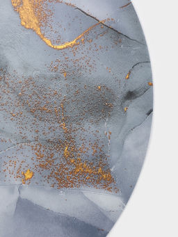 Цена за 12 шт. Салфетка сервировочная на стол Камень, d=38 см, цвет серый - Simaland фото 7