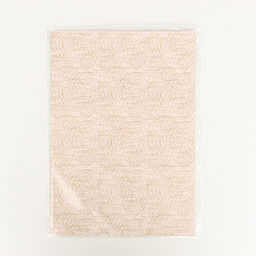 Цена за 10 шт. Бумага упаковочная тишью, Цветы, 50 см ? 70 см 17 грамм, розовая