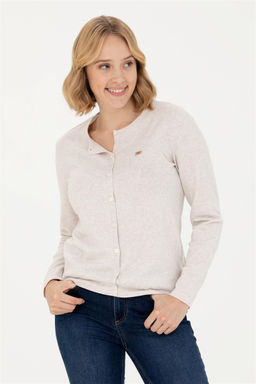 Женский базовый трикотажный кардиган Stone Melange Неожиданная скидка в корзине