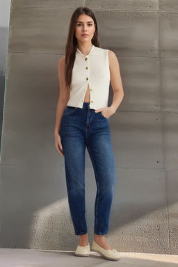 Mavi Yuksek Bel Comfort Mom Jeans TWOSS25JE00115 - Trendyolmilla фото 15