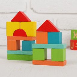 Конструктор Краски дня: утро, 30 деталей, размер кубика: 2.8 ? 2.8 см