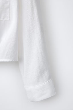 KNOTTED FLOWING SHIRT - Zara фото 6