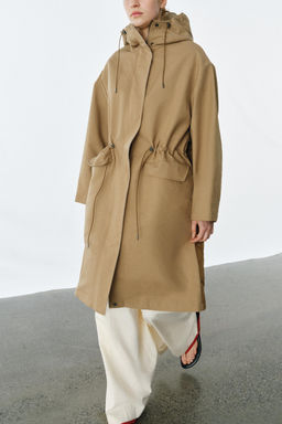 PARKA COMBINADA ZW COLLECTION / Beige - Zara фото 7