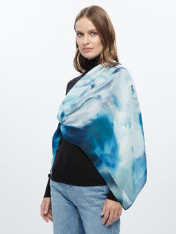 Платок жен. шелк+шерсть+мод 120х120 BL16-8279-26 - Eleganzza фото 4