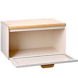 29971 Хлебница 35,5х23,5х21см. металл/бамбукМВ(х4) - Mayer&boch фото 2