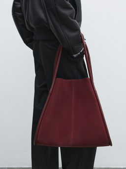 Женский шоппер CALZETTI MABEL Артикул 4673520, бордовый