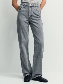 Джинсы straight с высокой посадкой / Zarina