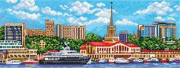 Набор для вышивания PANNA Города России G-7187 Летний Сочи 36.5 х 14 см