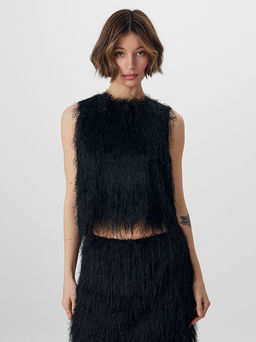 Блузка Mark Formelle x Ольга Бузова черная фото 2