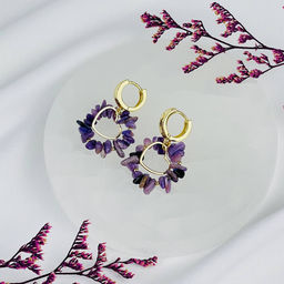 Серьги из Чароита