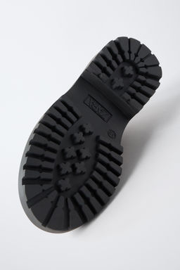 LEATHER CHELSEA ANKLE BOOTS - Zara фото 7