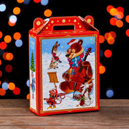 Цена за 5 шт. Подарочная коробка Квартет 16,8 х 7 х 25 см