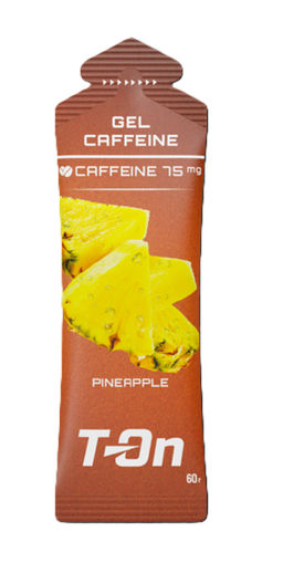Углеводный гель CAFFEINE GEL 75мг со вкусом АНАНАСА 60г, ТМ T-on  фото 2
