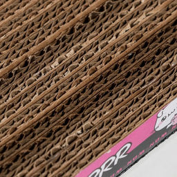 Когтеточка из картона PRR MEOW, 45 22 4.5 см - Пушистое счастье фото 4