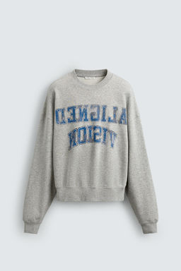 VARISTY PRINT CREWNECK SWEATSHIRT - Zara фото 7