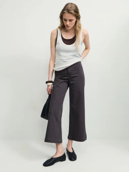 Джинсы укороченные с высокой посадкой ZR2604092324-27 / Zarina