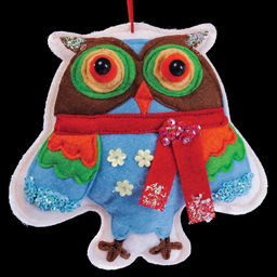 Цена за 1 шт. Украшение ErichKrause Филин 12см