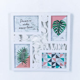 Фоторамка коллаж Семья 34,5х34 см / 047-1 /уп 36/ 4 фото - Галеонтрейд фото 2