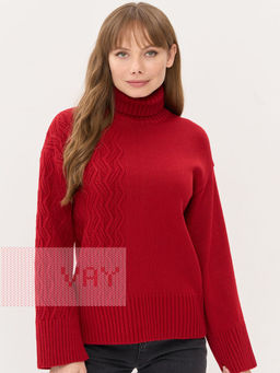 Свитер женский 5242-41396. 2700761 красный