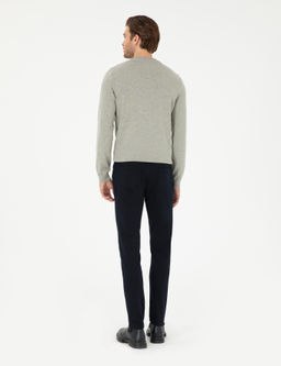 Lacivert Slim Fit Kanvas Pantolon - Pierre cardin фото 4