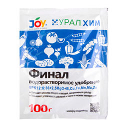 Водорастворимое удобрение Финал JOY 100 г (20 шт) - Ортон фото 2
