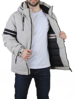 D6821 LT. GRAY Куртка мужская зимняя (200 гр. холлофайбер)