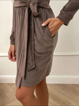 Халат женский Кэт Молочный шоколад