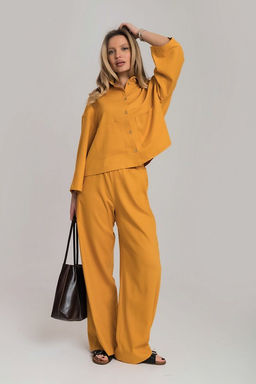 Костюм М325030а горчичный - Елена фото 4