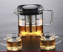 Чайник стекл. заварочный 1,1 л жаропрочный "Kelli", арт. KL-3219