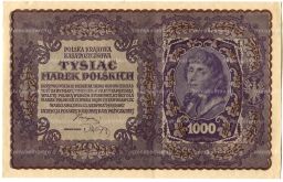 1000 марок 1919 года Польша