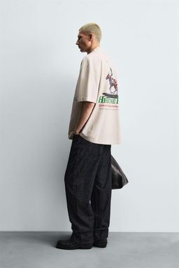 LYOCELL/COTTON PRINT SHIRT - Zara фото 4