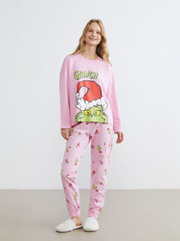 Grinch Bask?l? Kad?n Pijama Tak?m?