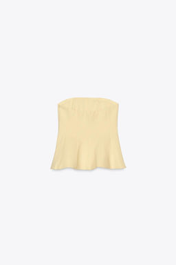 PEPLUM BANDEAU TOP - Zara фото 9