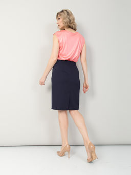 Юбка с цельнокроеным поясом