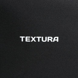 Сумка для обуви на молнии TEXTURA, наружный карман, чёрная