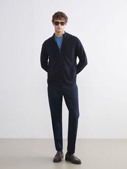 Dik Yaka Cepli Erkek Triko H?rka