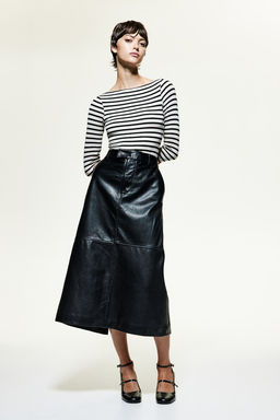 Falda tubo de piel - H&m фото 2