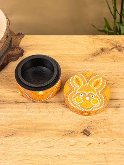 Шкатулка «Кролик», 12×12×7 см, дерево