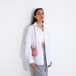 Сумка-багет на молнии, цвет розовый - Simaland фото 6